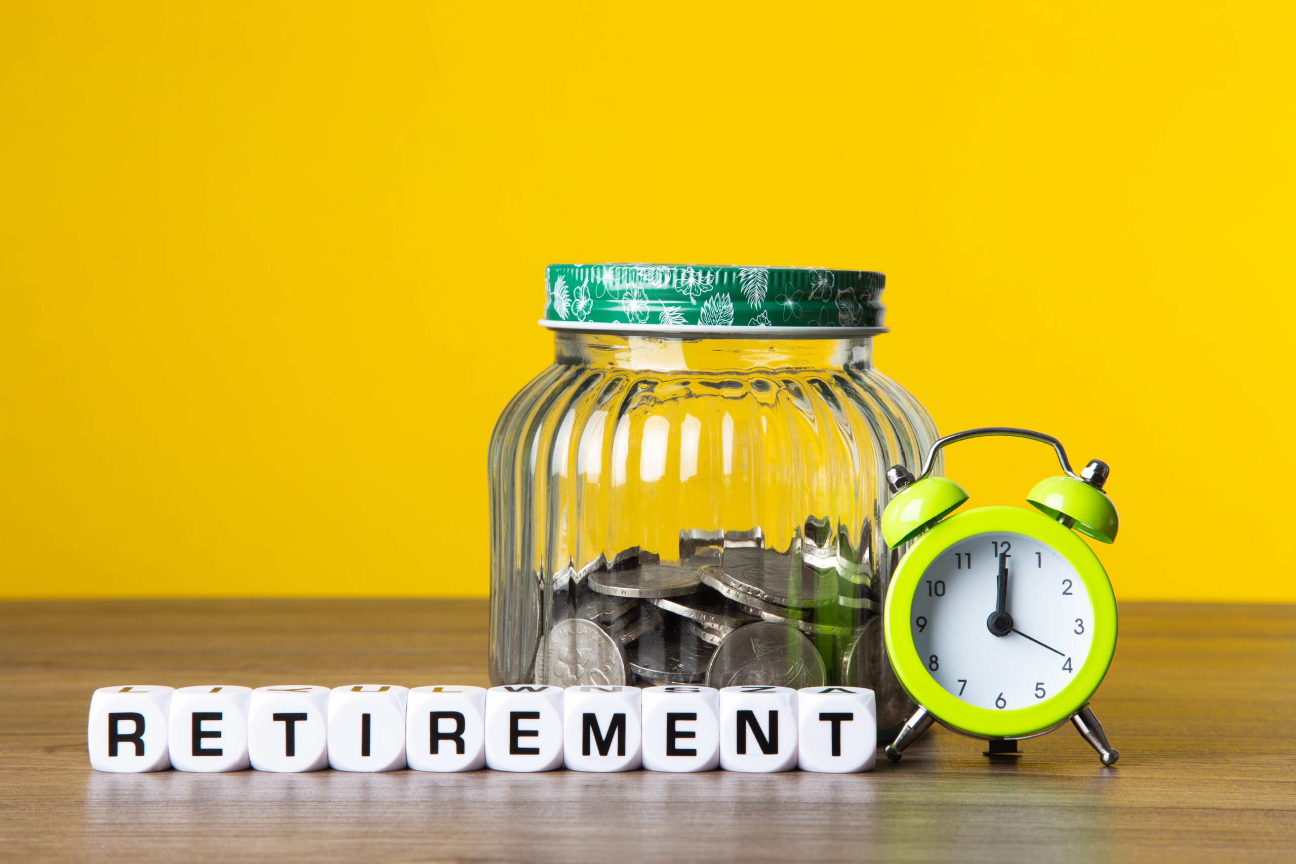saving money through retirement plan
